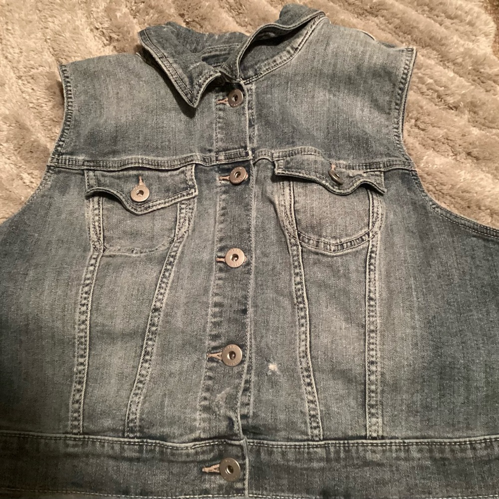 Torrid Denim Sleeveless Vest.